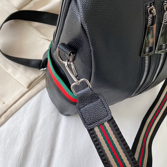 High-End Leather Street Backpack main image 6